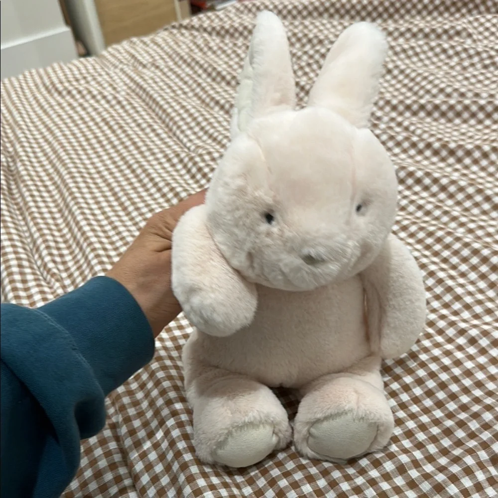 Pottery barn kids Blush Bunny Critter Plush pink Toy NWOT